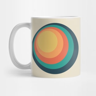 Circle Vintage Rainbow Mug